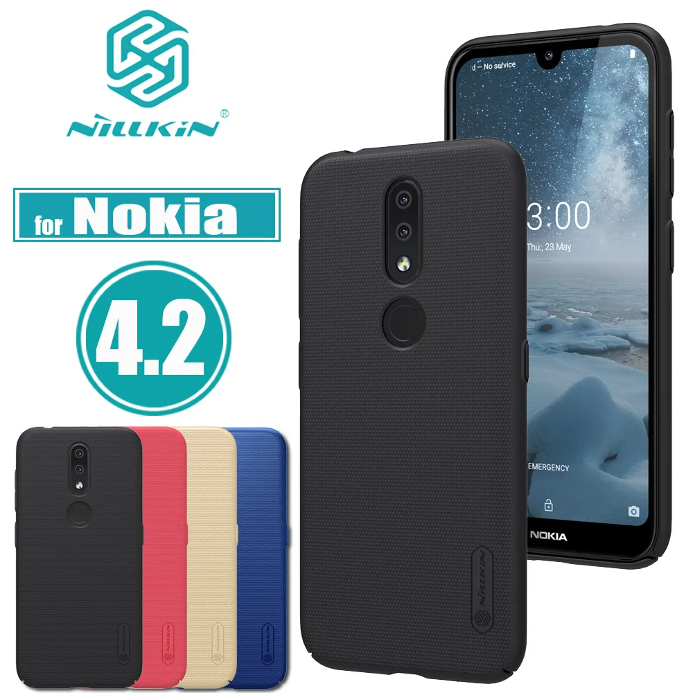 Nilkin для Nokia 4,2 чехол Nillkin матовый Жесткий PC Пластиковый чехол для смартфона чехол s для Nokia 4,2 оболочка
