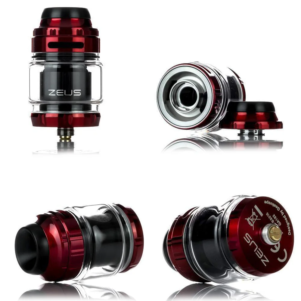 Geekvape Zeus X RTA бак 4 5 мл емкость 810 Delrin капельный наконечник электронная сигарета
