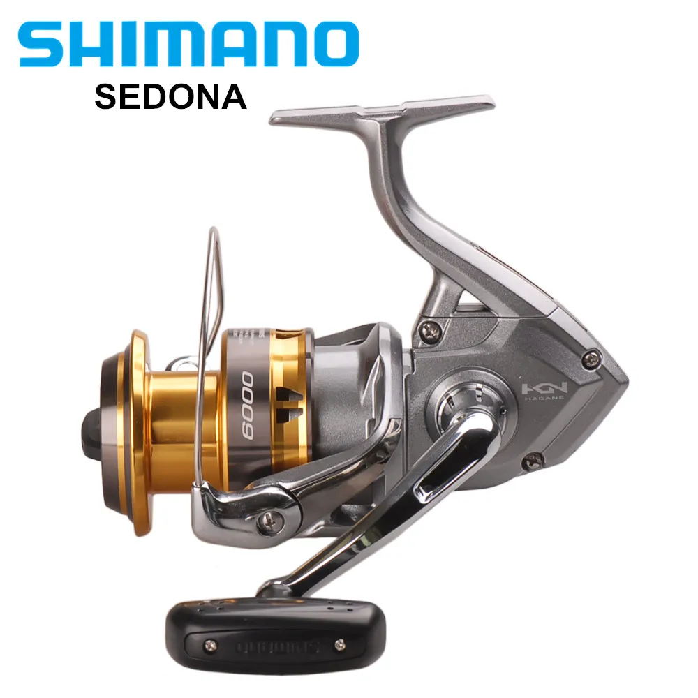 100% спиннинг SHIMANO SEDONA 6000/8000 рыболовная катушка 4BB Hagane Gear для морской приманки без G