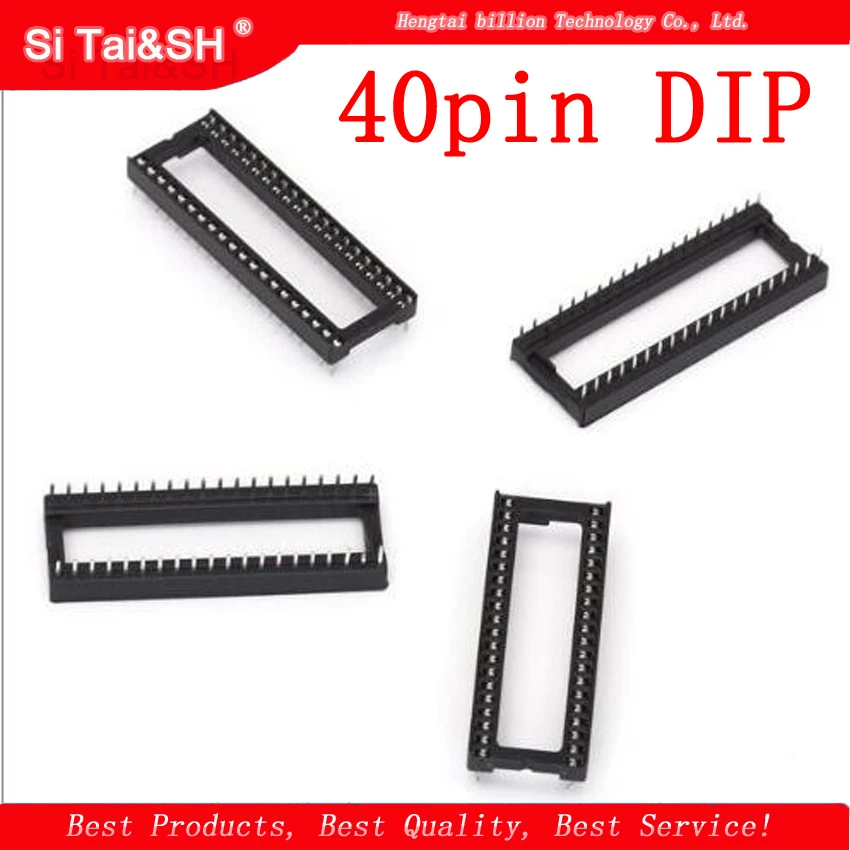 10 шт./лот 40pin DIP ИС адаптер припоя Тип 40 pin