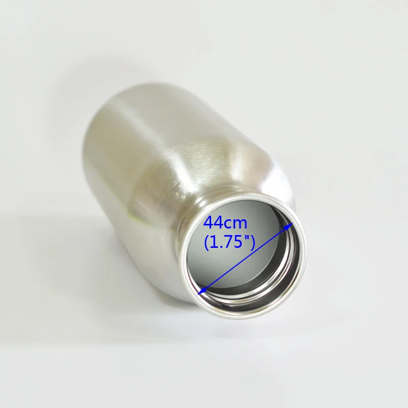 Фляжка из матовой нержавеющей стали для спорта воды с муфтой Путешествий Походов