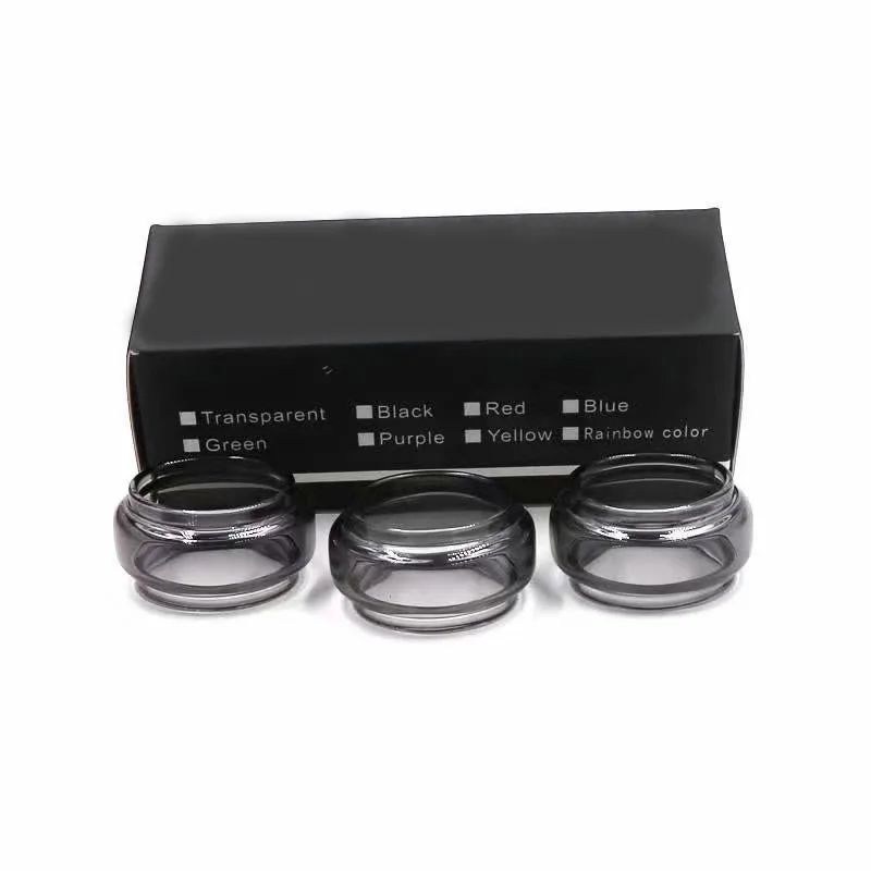 3 шт. Радужное прозрачное цветное стекло для Smok Stick V9 Max комплект резервуаров 8,5 мл 1 шт. красочная стеклянная трубка Pyrex уплотнительное кольцо