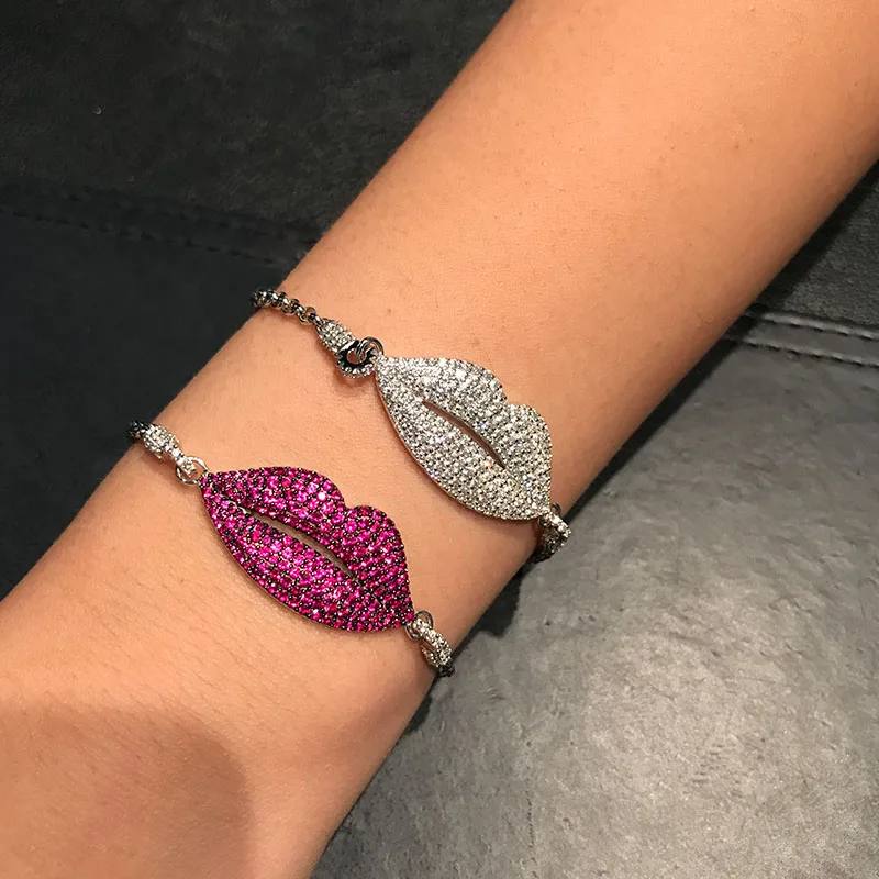 Женский браслет с двумя сердечками SLJELY из стерлингового серебра 925 пробы