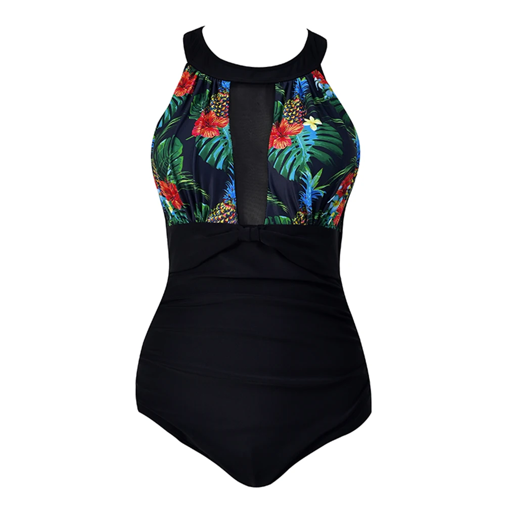 Пляжный купальный сетчатый Летний Бикини с рюшами Модный мягкий женский