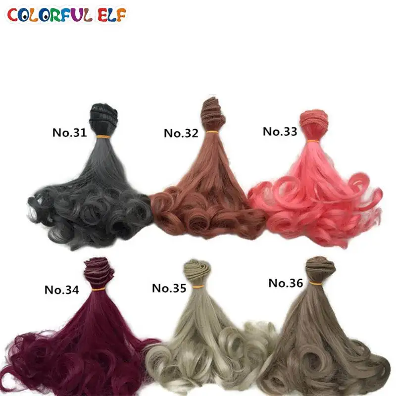 Бесплатная доставка BJD парик/кукольные волосы 1 шт./лот 100x15cm | Игрушки и хобби