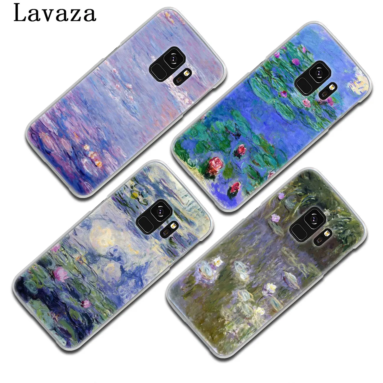 Чехол для телефона Lavaza Monet Garden Lotus Новый чехол Samsung Galaxy Note 10 9 8 A9 A8 A7 A6 Plus 2018 A3 A5 2015 2016