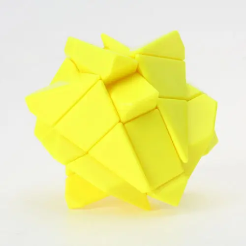 Призрак ниндзя 3x3x3 нерегулярные магический куб головоломка Stickerless Необычные Обучающие игрушки игра для малыша желтый