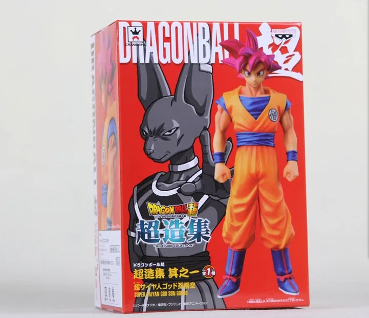 HKXZM Аниме Фигурка 16 см Жемчуг дракона Супер Saiyan God Son Goku ПВХ фигурка игрушка кукла