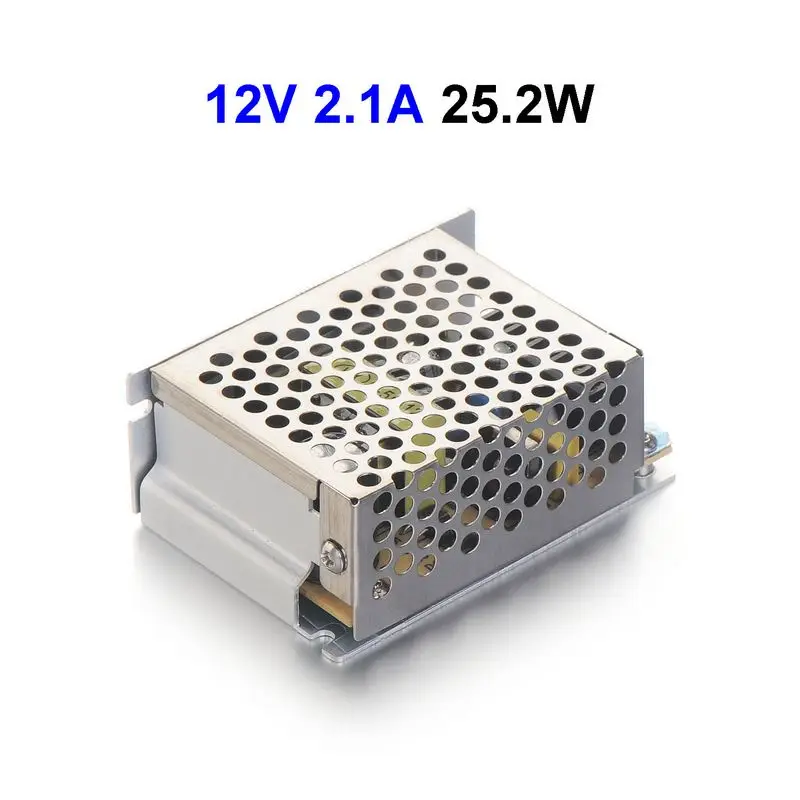 DC12V 2.1A 25 2 Вт импульсный источник питания трансформатор драйвера для 5050 5730 5630 3528