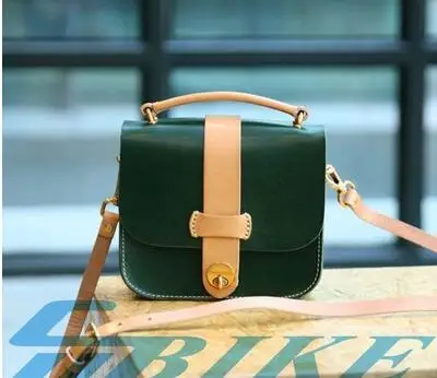 dark green Aceoffix для велосипеда Brompton кожаная сумка A-bag кожаная сумка на руль велосипеда - Цвет: dark green
