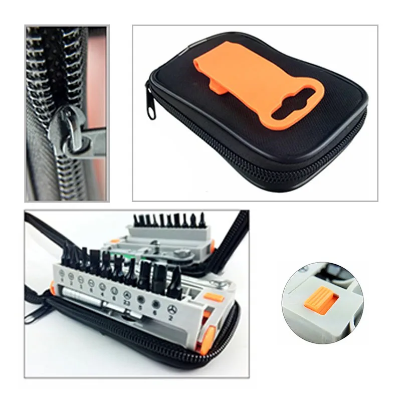 Портативный многофункциональный Набор отверток с 12 храповыми отвертками для