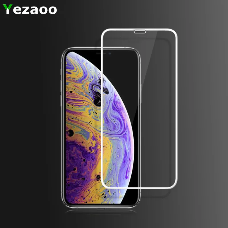 Yezaoo 5D изогнутый полноэкранный защитный чехол для Apple Iphone 6 6 S 7 8 plus X стекло для Iphone XS MAX XR пленка из закаленного стекла