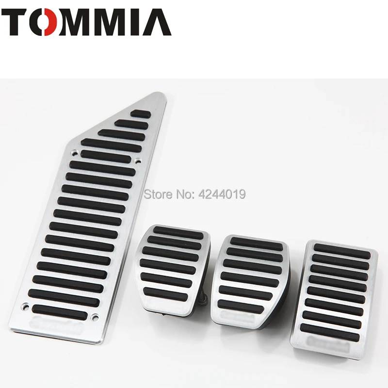 

TOMMIA For Peugeot 508 2011-2016 Car Pedal Footrest Brake And Gas Pedal Pad Alumimum Alloy