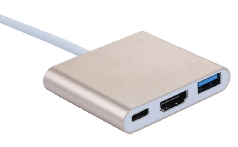 5 шт. Type C USB 3 1 to 4K HDMI USB3.0 адаптер 3in1 концентратор для Apple Macbook