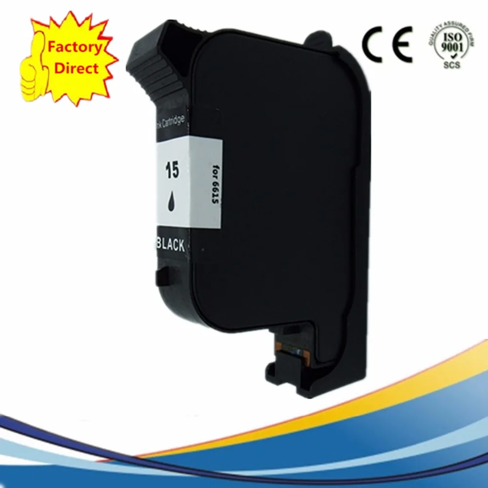 Картриджи чернильные восстановленные для струйных принтеров HP15 XL Deskjet 841c 842 842c 843