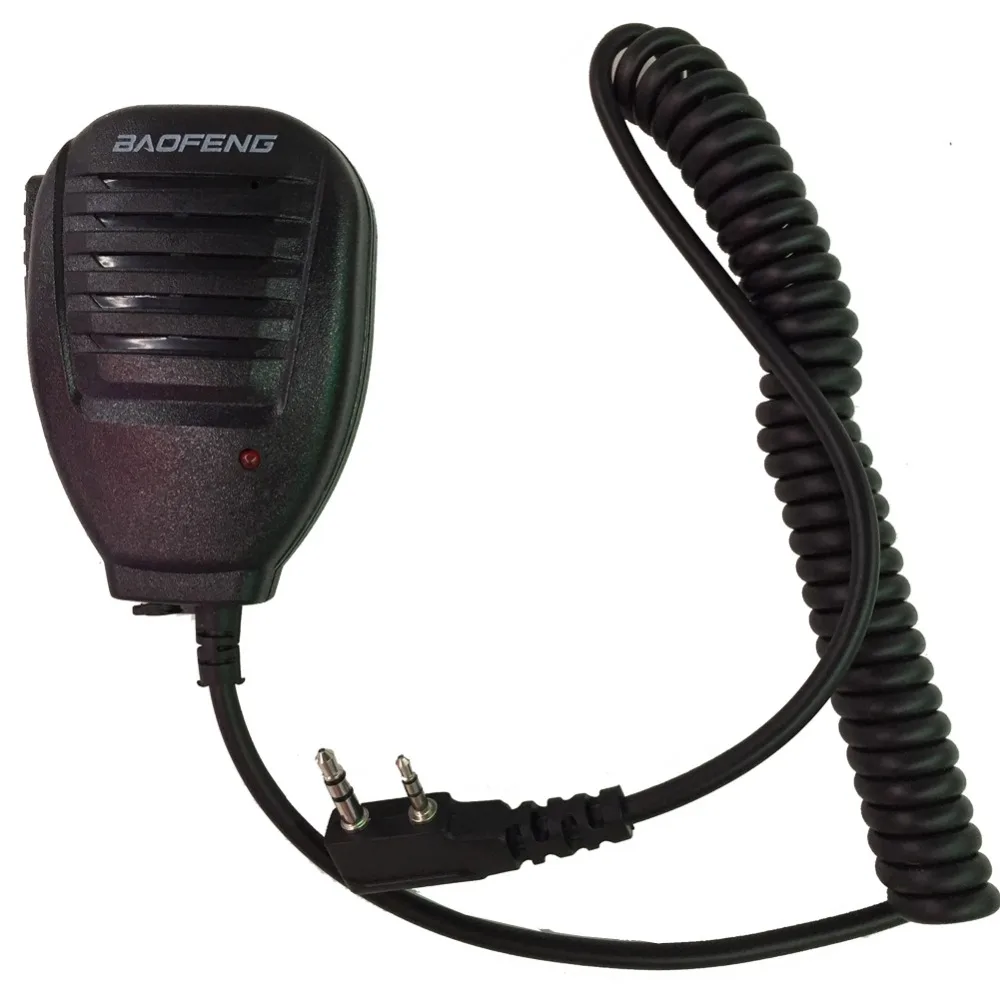 2 контактный ручной динамик Mic индикаторная лампа для KENWOODE QUANSHENG PUXING 'd xun HYT TYT BAOFENG