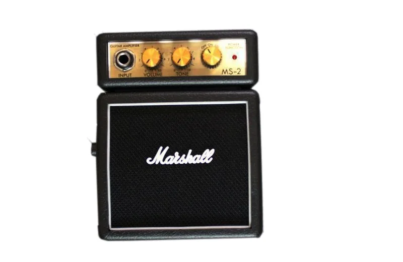 Marshall MS2 Мини гитарный усилитель ладонь портативный маленький динамик музыкальный инструмент Аксессуары