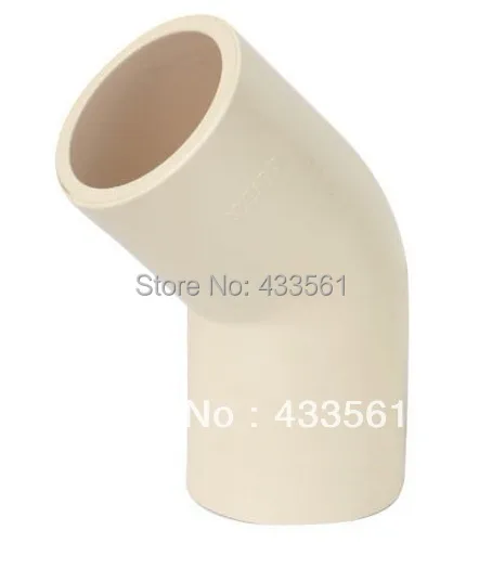 Качественный экологически чистый коленчатый соединитель CPVC 45deg DN20 для воды |