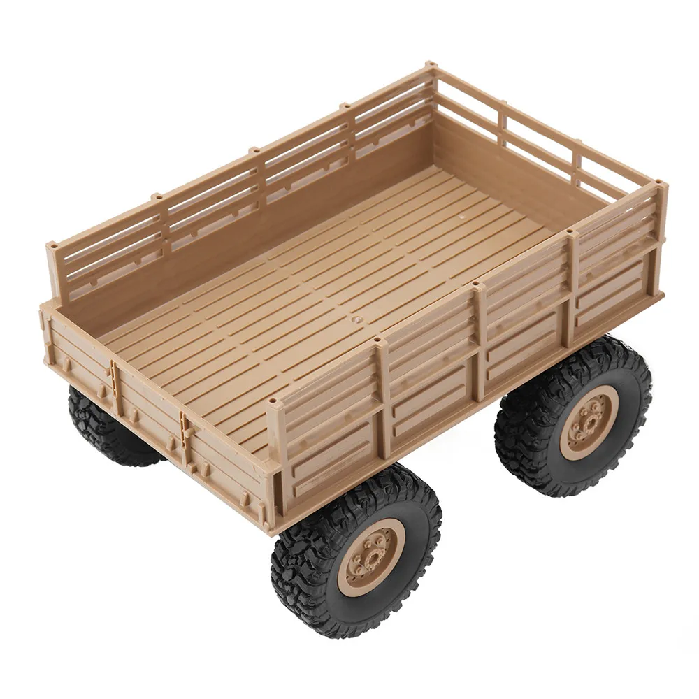 Обновленный прицеп военный Радиоуправляемый автомобиль DIY набор деталей для WPL B1 B14 B16 B24 1/16 металлический пластик высокопрочный износ