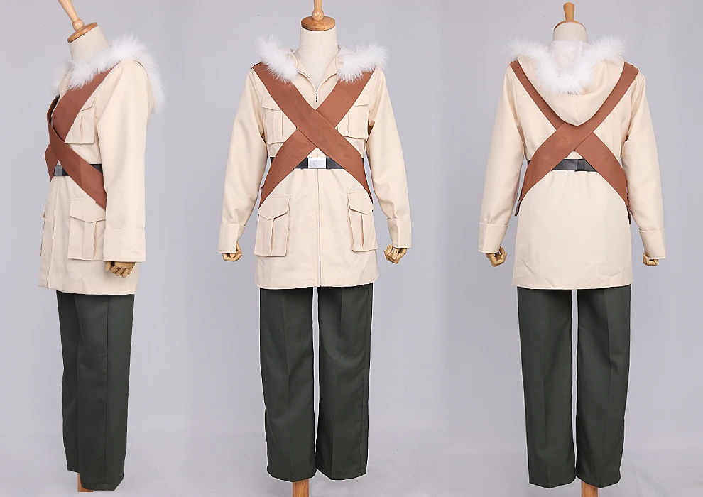Военная Униформа Hetalia Axis Powers Canada костюм для косплея на Хэллоуин | Тематическая