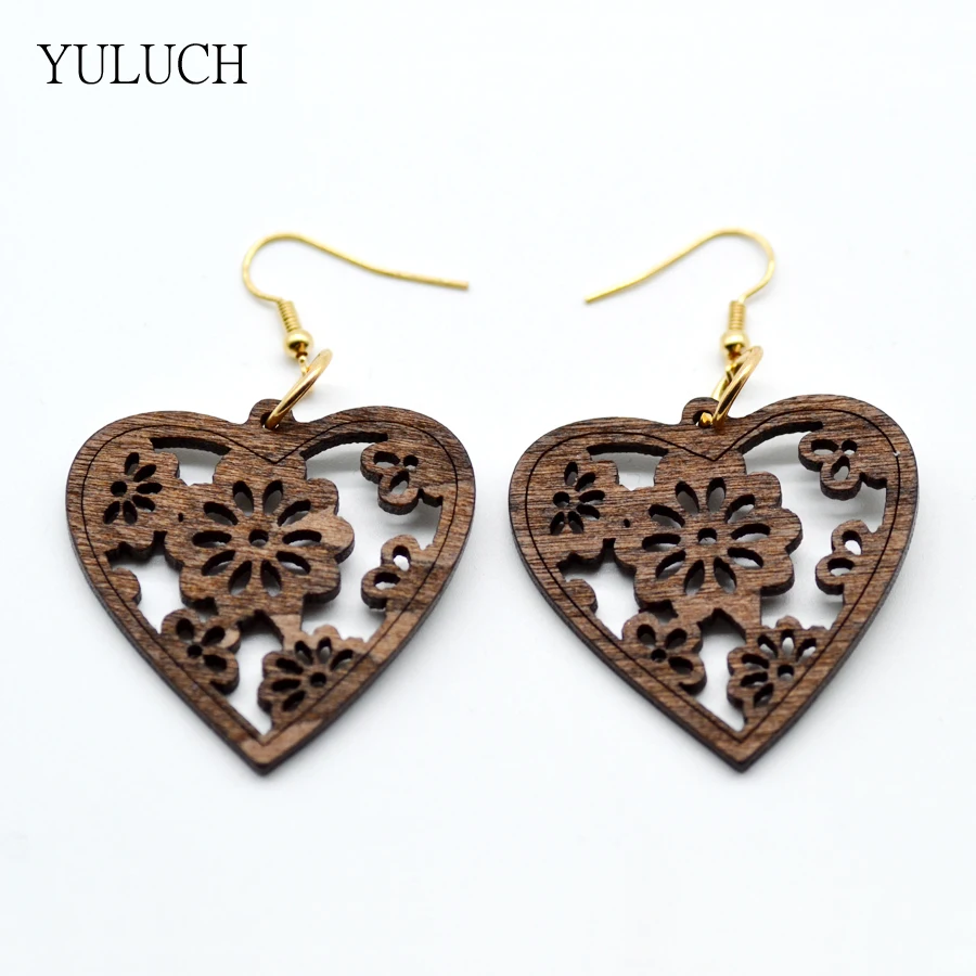 YULUCH новый дизайн персональные полые серьги хорошего качества с искусственными