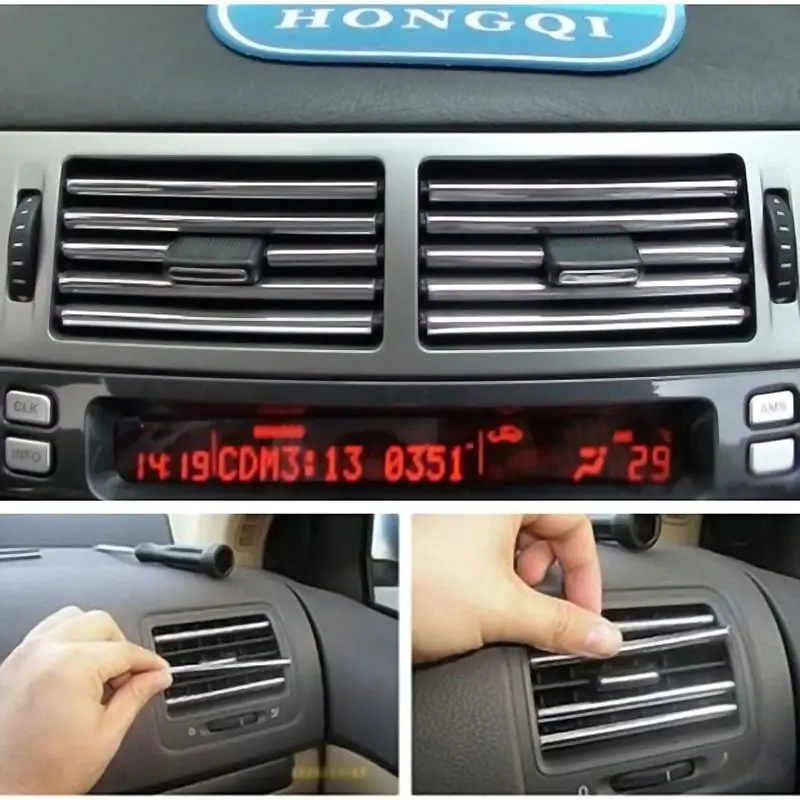 U-образная Автомобильная вентиляционная решетка обода для honda terracan opel mokka mazda 6 2006