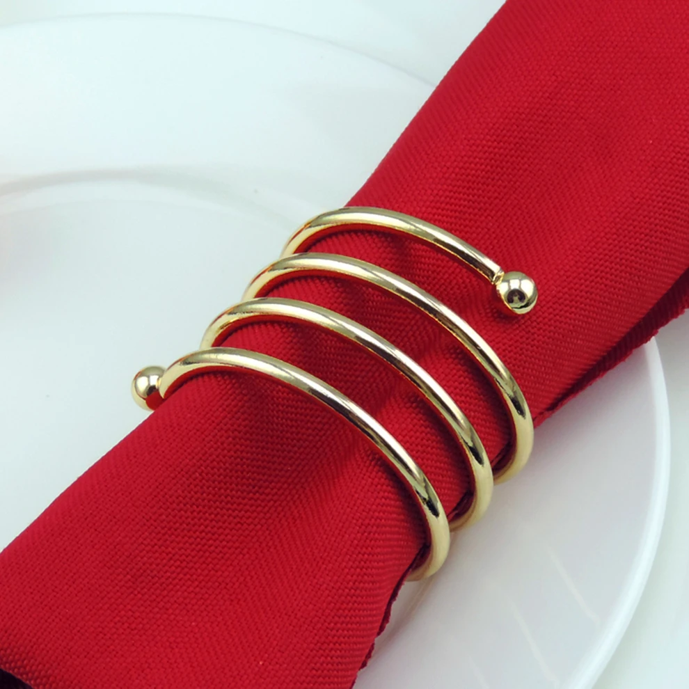 10 шт./лот высококлассное Клубное кольцо для салфеток держатель свадебные