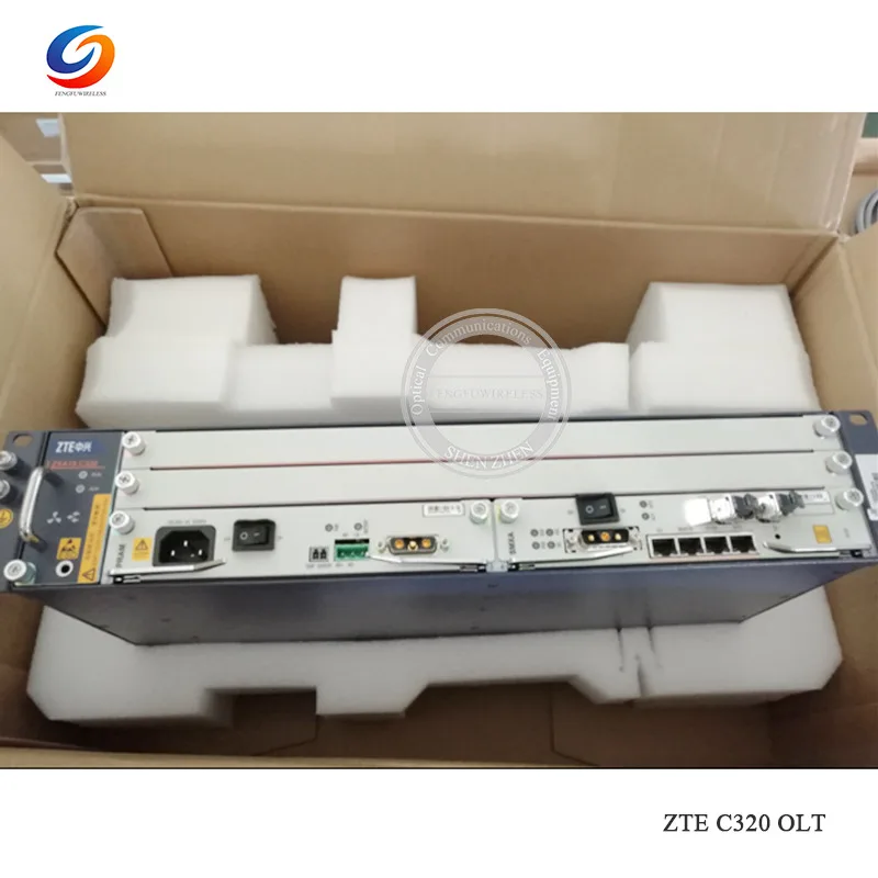 Оригинальный FTTH GPON/EPON 10G Оптический линейный терминал AC + DC ZXA10 C320 ZTE OLT с 8 портами