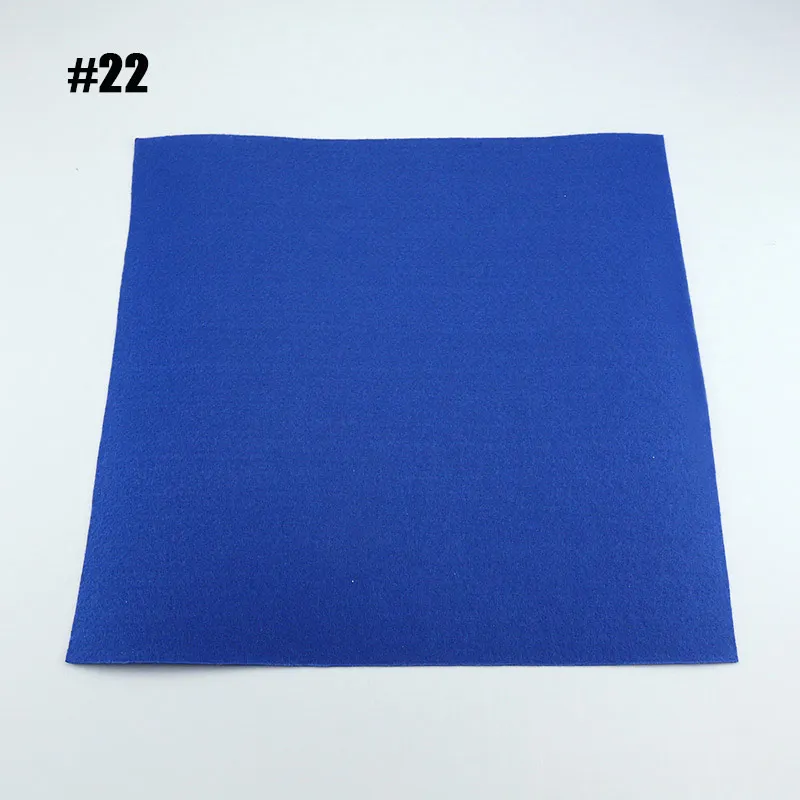 1 Sheet 30X30 см фетровая ткань 40 цветов на выбор Нетканая рукоделие DIY шитье ручная работа 1 мм Think Feltro Colth 1 лист/упаковка - Цвет: 1 Sheet