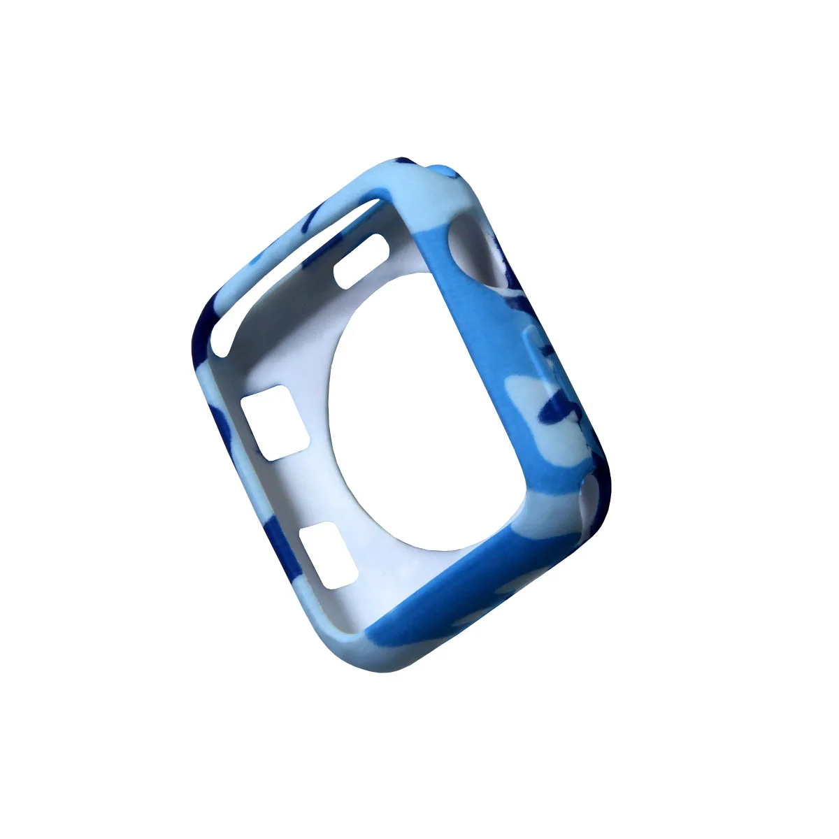 Чехол для Apple Watch Series 3 2 1 защитный чехол 38 мм 42 камуфляжный Мягкий силиконовый