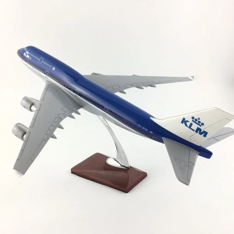 Самолет KLM airliner 45 47 см модель самолета Боинг 747 AIRLINES игрушка для детей подарок на