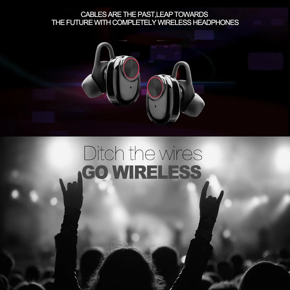 V5 наушники вкладыши TWS Bluetooth гарнитура Беспроводной Earbus с поддерживающими