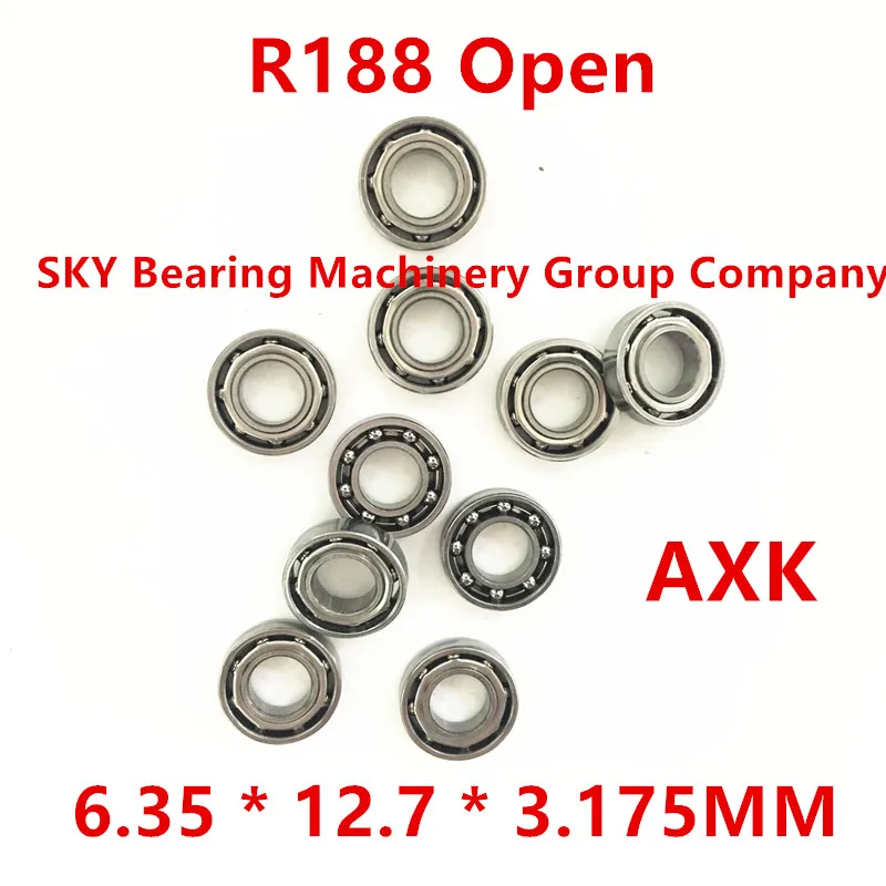 Лидер продаж 2021 Миниатюрные шарикоподшипники R188 открытые (6 35*12 7*3 175 мм) |