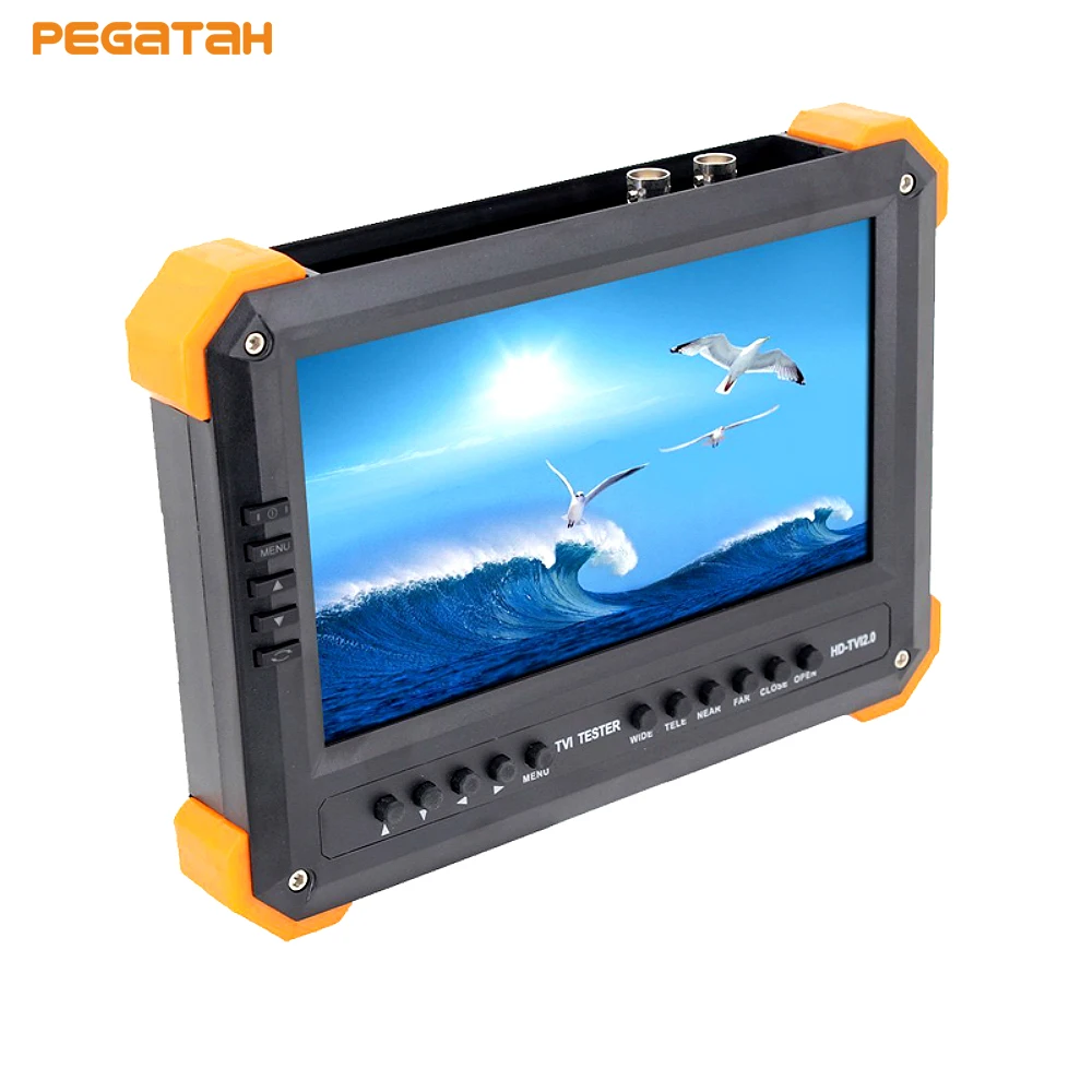 Тестер для систем видеонаблюдения 7 дюймов 5 МП TVI 4 AHD 1080 P CVI CVI|cctv monitor|tvi monitormonitor vga