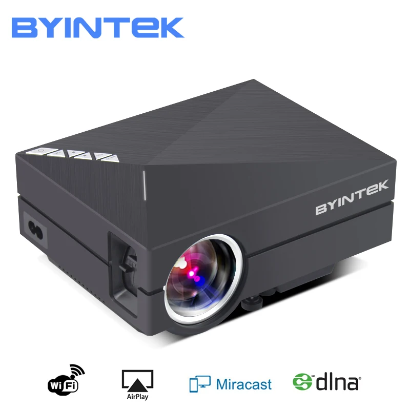BYINTEK GM60A домашний кинотеатр HD 1080P портативный кабель светодиода HDMI USB AC3 3D Мини