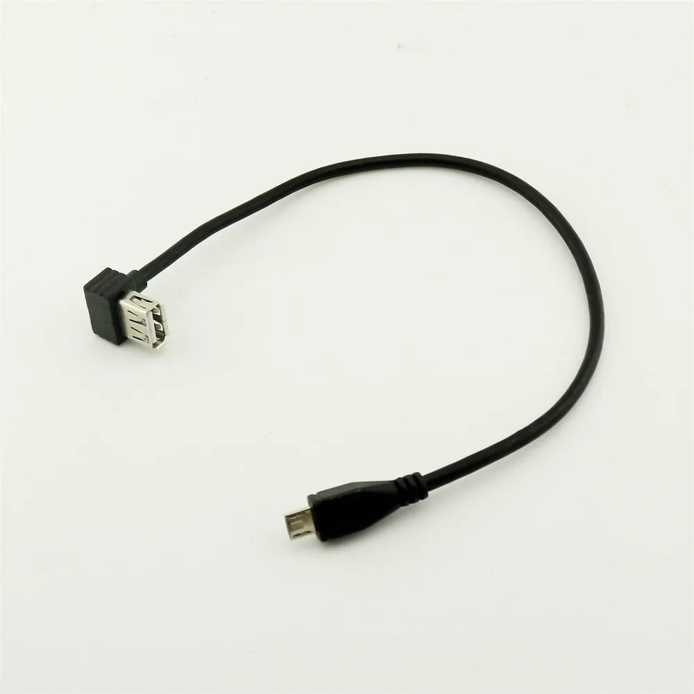 

10 шт., адаптер USB 2,0 A «мама» на Micro USB 5 Pin «папа», 30 см