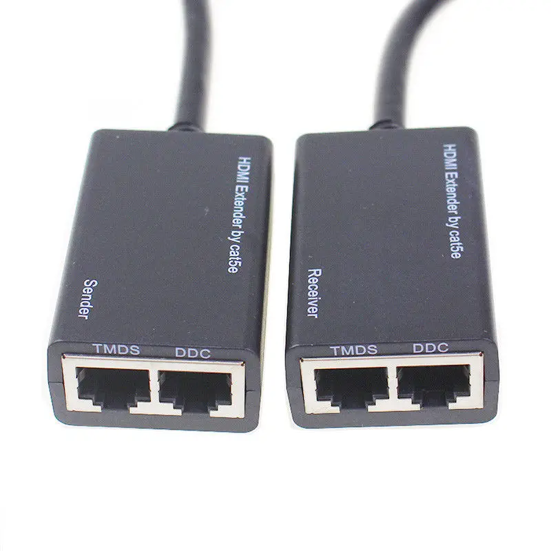 New Hot HDMI Over CAT5e CAT6 LAN Ethernet Balun Extender Repeater Up to 100ft 1080P NV99 | Мобильные телефоны и