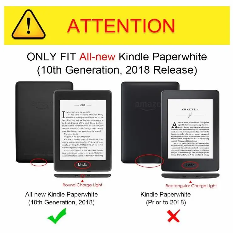 Для всех новых Amazon Kindle paperwhite 4 Чехол 10го поколения с ремешком на руку для детей с магнитной застежкой и функцией автоматического сна/пробуждения