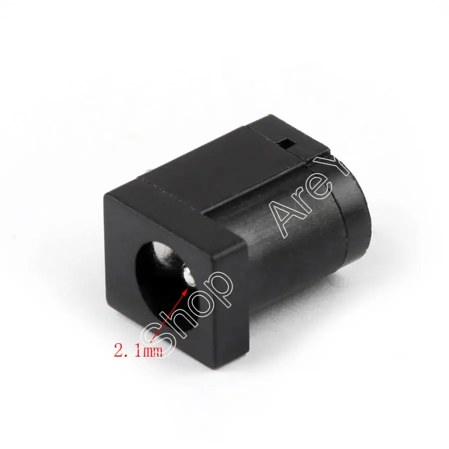 Areyourshop 10 шт. 2 1 мм x 5 Источник питания DC гнездовой разъем типа баррель PCB крепление |