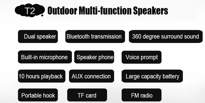 Поддержка SD карты USB Радио Bluetooth динамик стерео портативный беспроводной водонепроницаемый Бас Звук динамик s большой мощности калонки со светодиодом