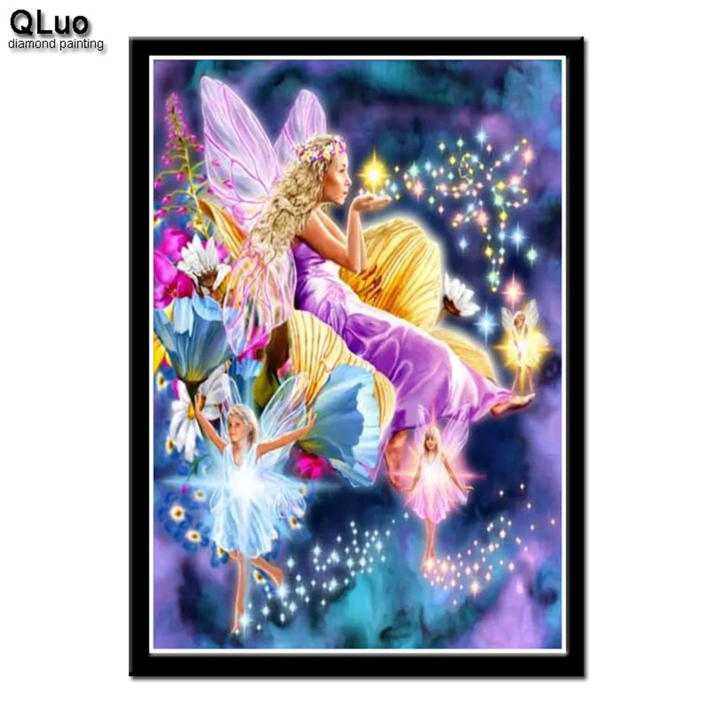 New Arrivals Diy 5d Diamond Painting Cross Stitch Full Round Elf angel Handmade Mosaic Diamond embroidery Paint With Diamonds