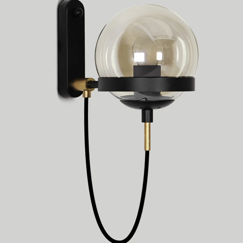 Eusolis Moderne Stair Light Wall Lamp Vintage Iluminacion Chic Glazen Wandlamp Outdoor Led Lamparas Moderna | Лампы и освещение