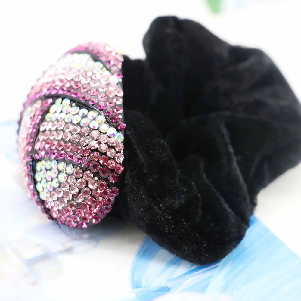 41*64 мм эластичный Свадебный головной убор головная повязка инкрустированные