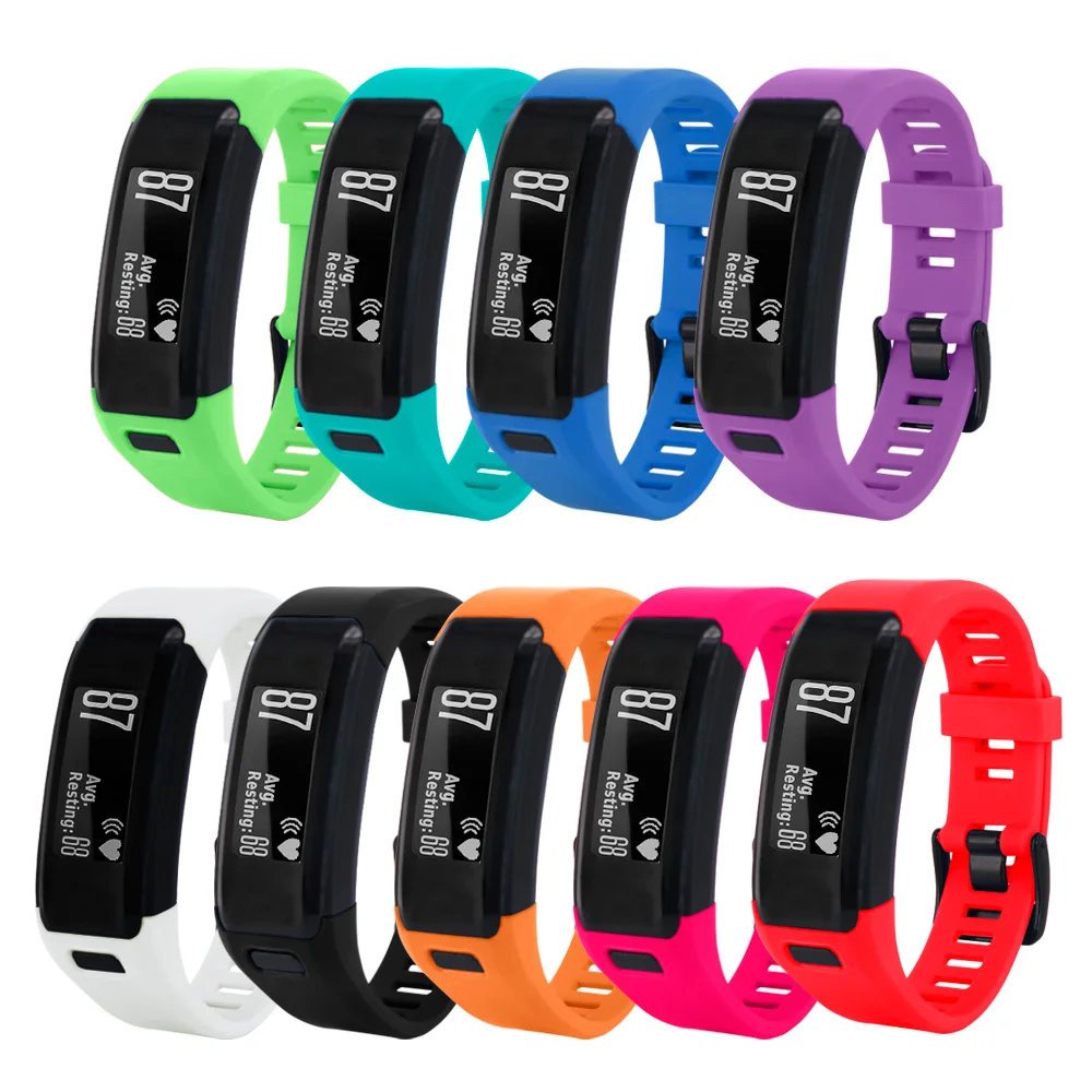 FIFATA для часы Garmin vivosmart HR Группа Силиконовый ремешок для часов для Garmin Vivo Смарт HR спортивный автоматизированный браслет Фитнес трекер