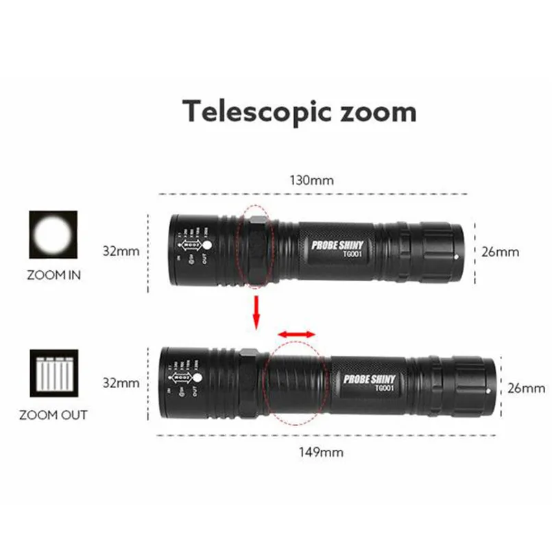 X800 XM L T6 светодиодный тактический масштабируемый велосипедный фонарик фонарь