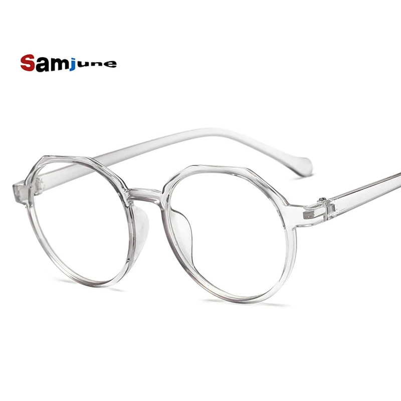 Women men Round Glasses frame Female Brand Designer gafas De Sol Spectacle Plain Gafas eyeglasses eyewear for women | Аксессуары для