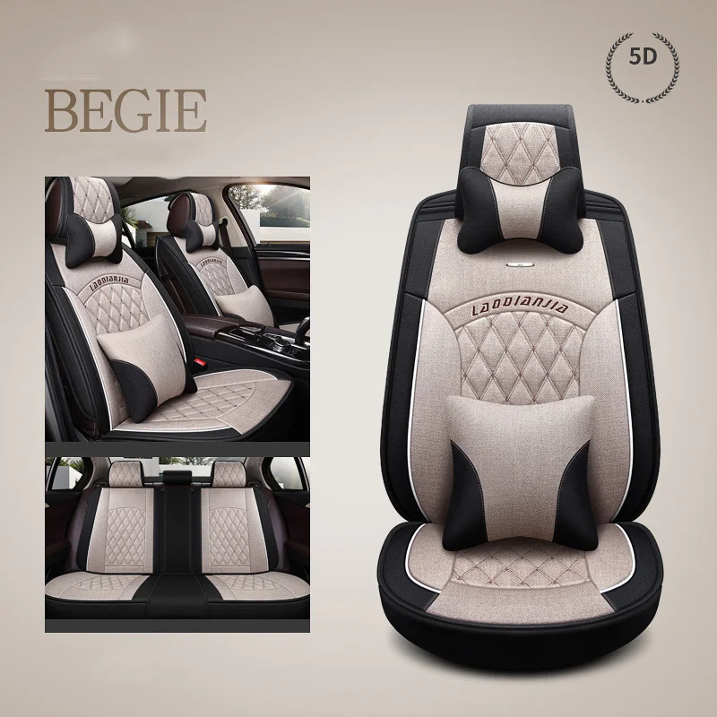 Сиденья чехлы сидений льняной ткани для Alfa Romeo boxer1.6v guilietta 33 75 90 145 146 147 148 155 156 159 164 166