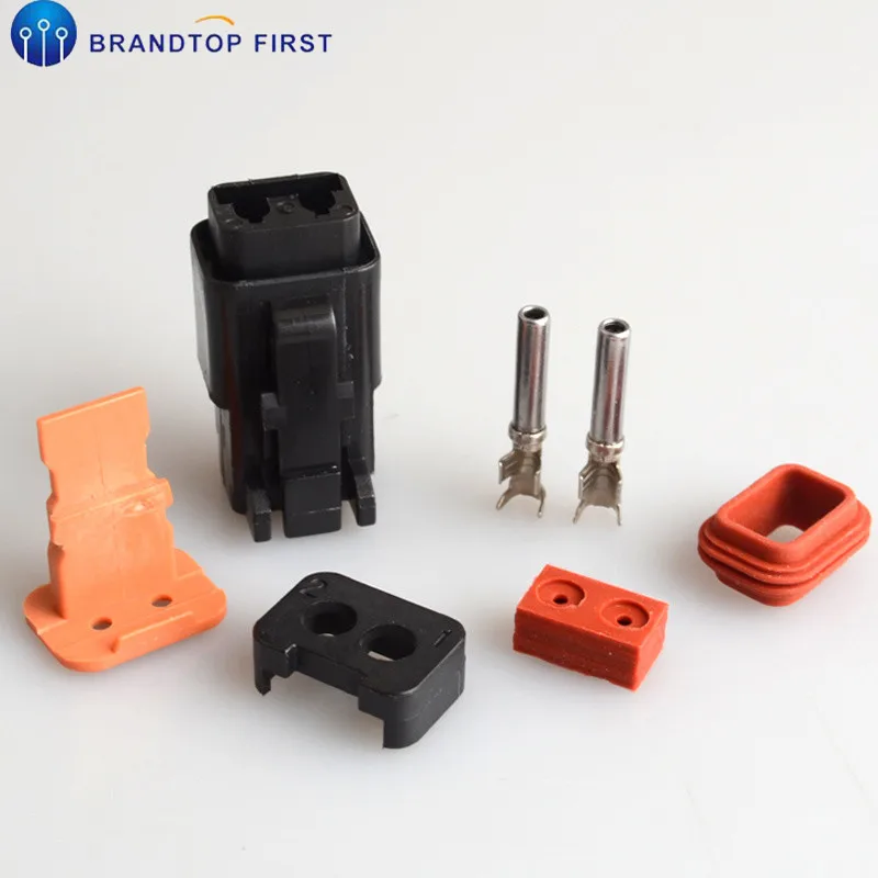 DT06-2S DT04-2P 2 шпильки мужской женский Электрический провод разъем Amphenol Deutsch DT серии улучшенное уплотнение водонепроницаемый