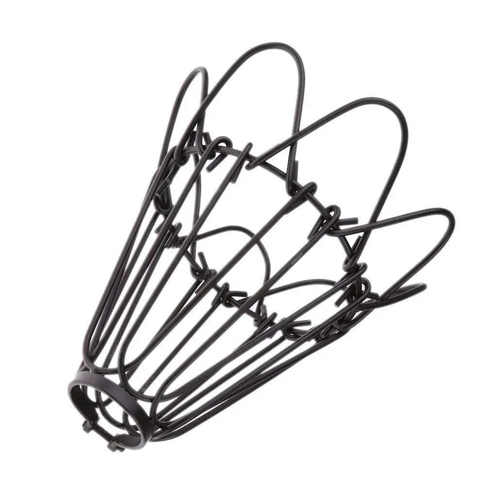SHGO-Antique Hanging Lampshade Chandelier Cage Ceiling Light Pendant Metal Wire - Black | Лампы и освещение
