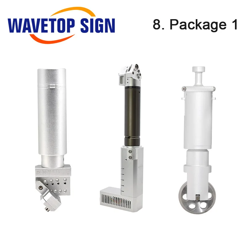 WaveTopSign CNC кожа Вибрирующая головка ножа+ Держатель головки+ Наклонный нож+ тянущийся нож+ Круглый вибрирующий нож+ колесо давления - Цвет: 8. Package 1